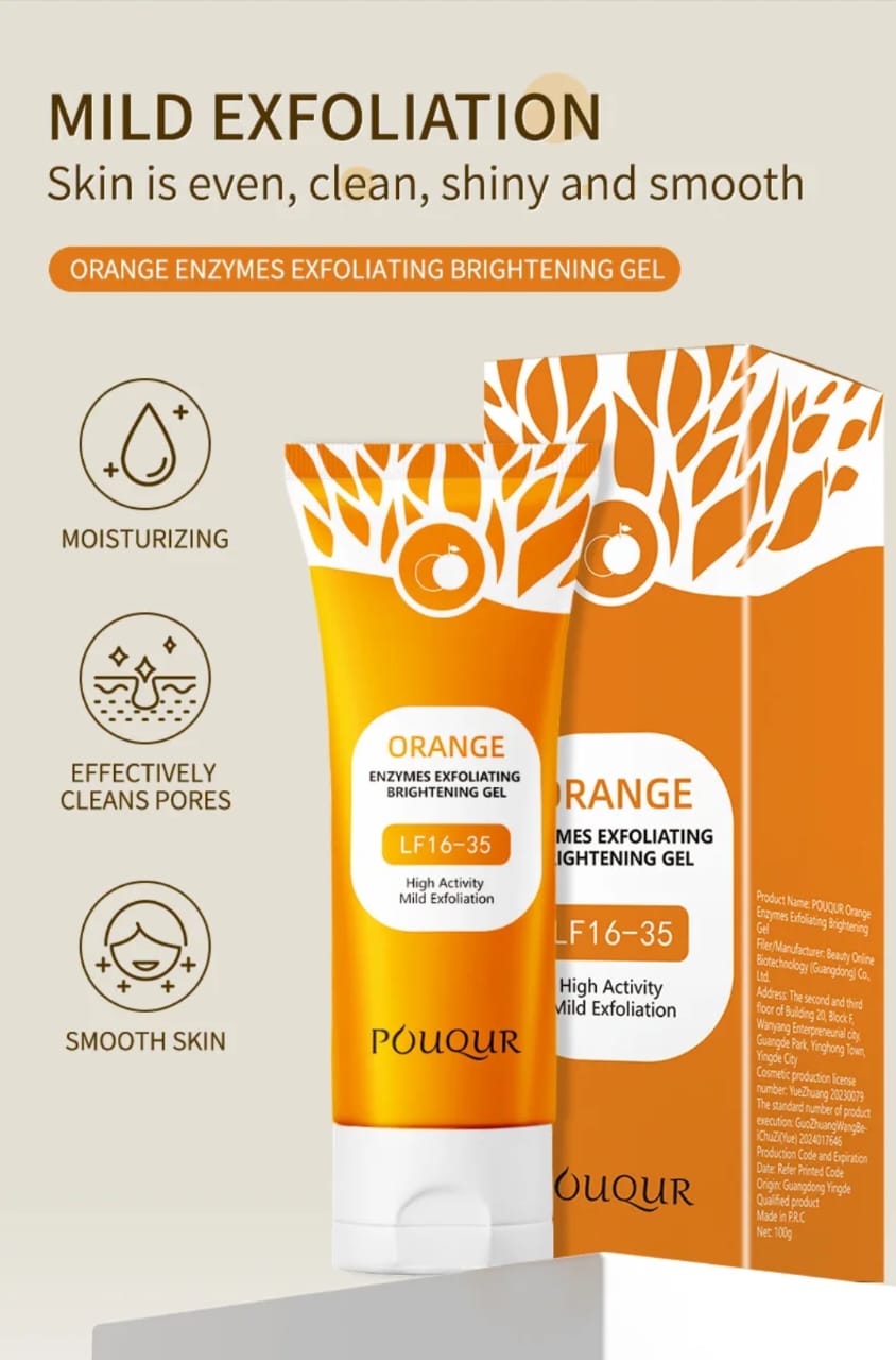 Orange Gel Exfoliant Éclaircissant