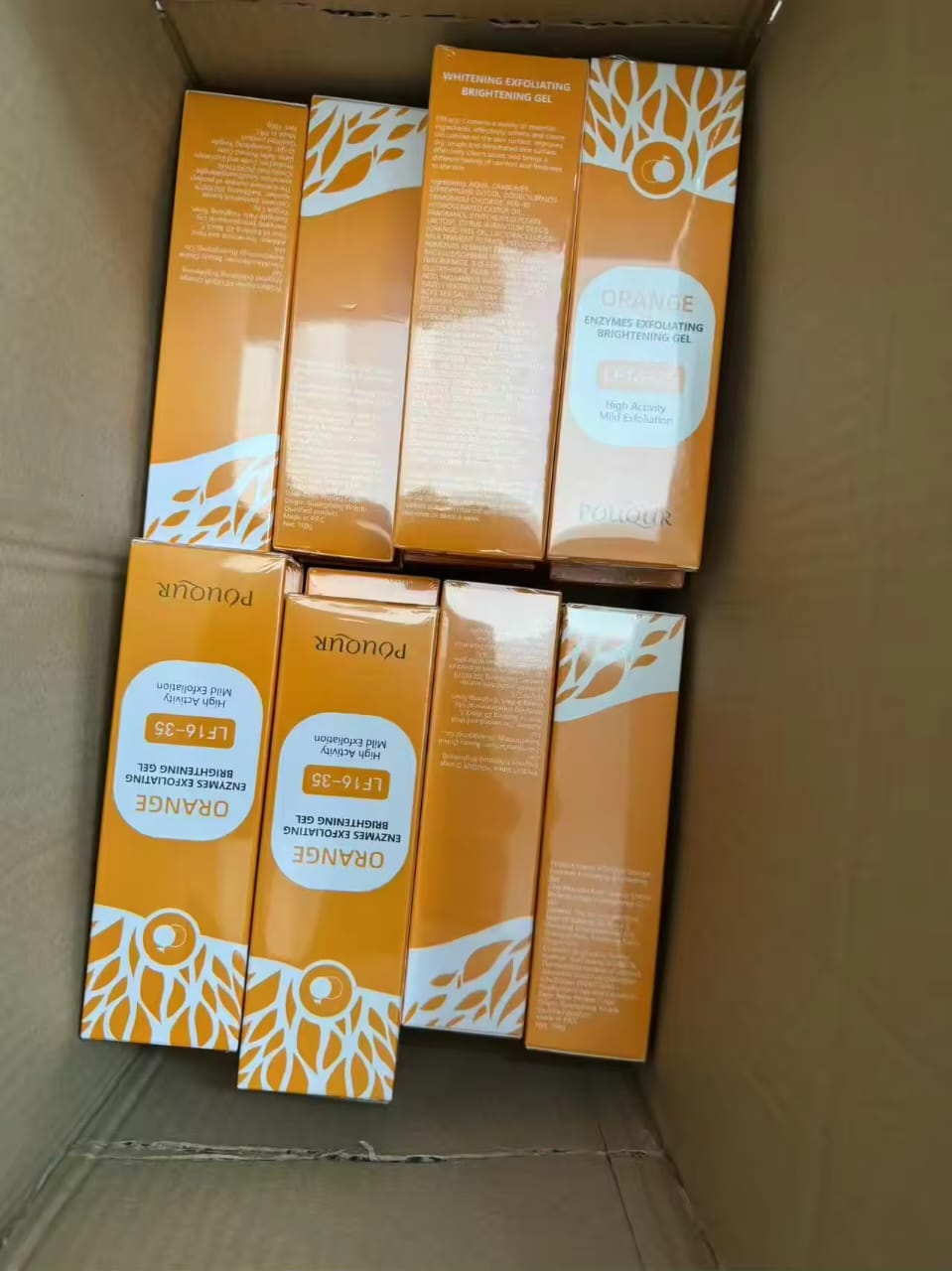 Orange Gel Exfoliant Éclaircissant